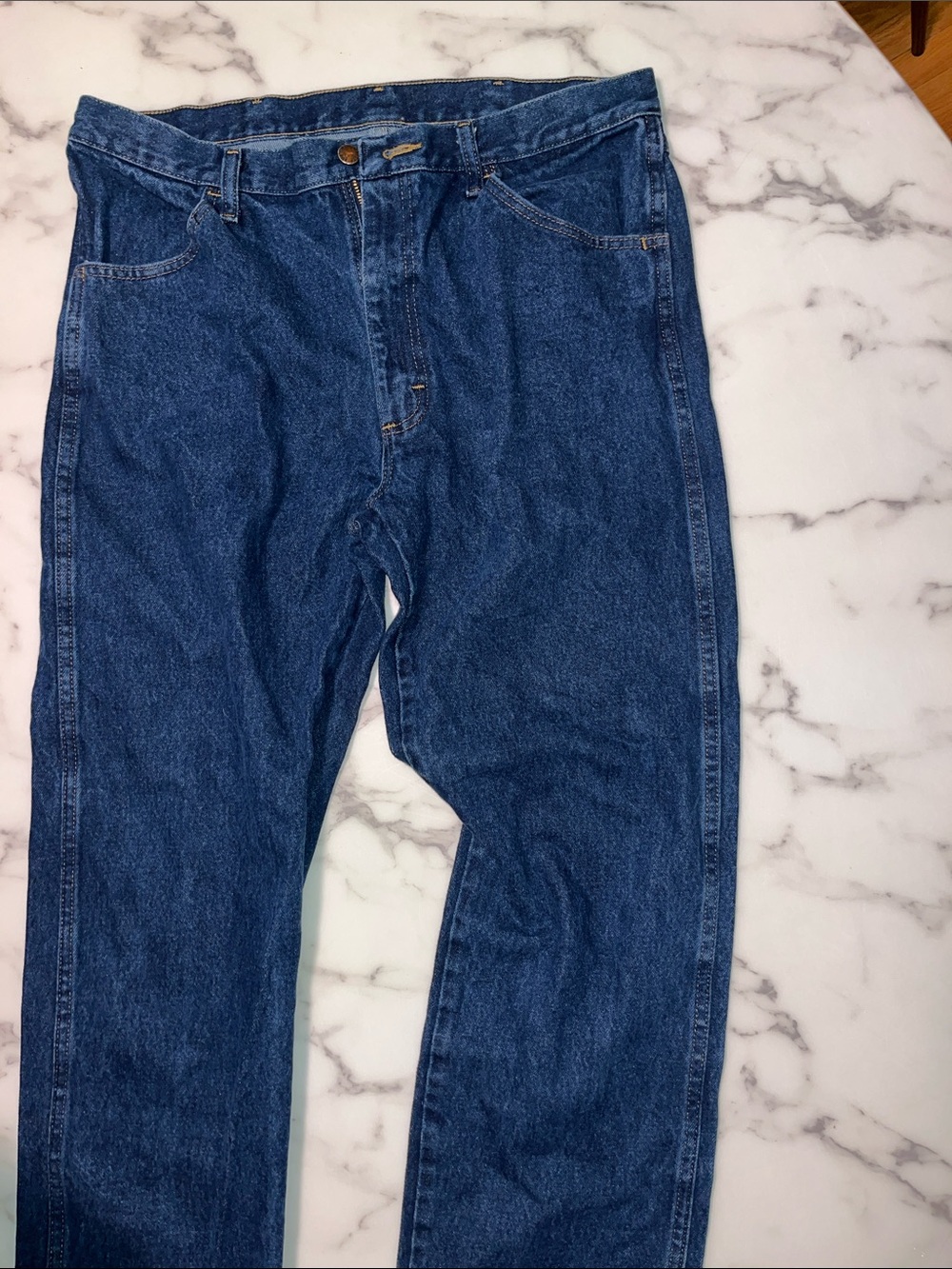 Men’s Rustler Blue Jeans 36 x 32